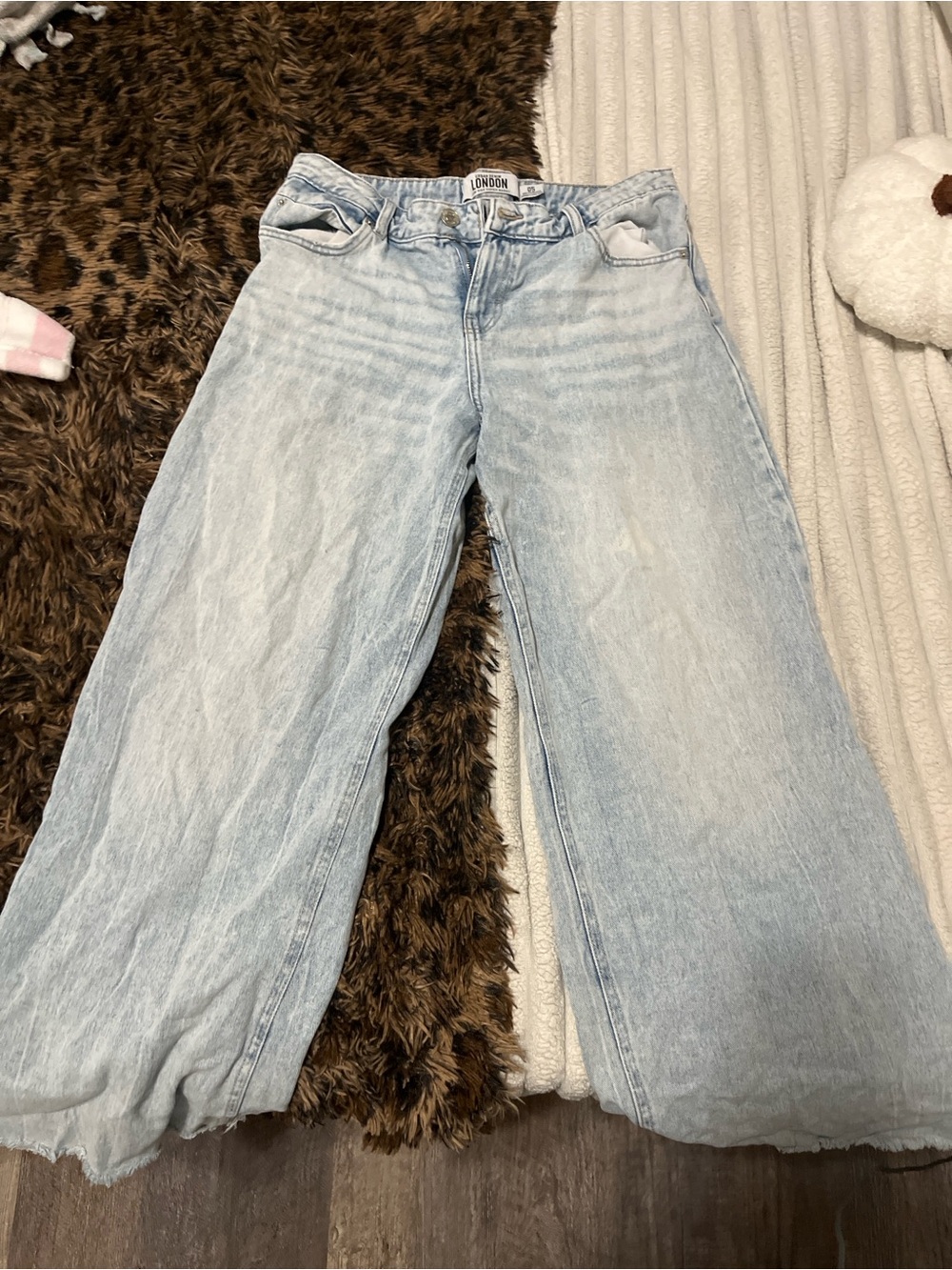 Urban Planet Light Blue Wide Leg Jeans
